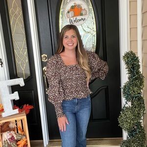 Fall floral top